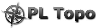 PL Topo < PL Topo - turystyczna i drogowa mapa Polski Logo